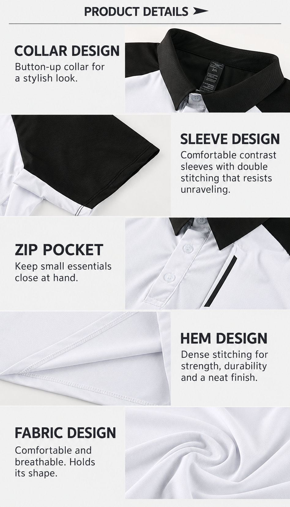 Performance Tee 13 production detail 8