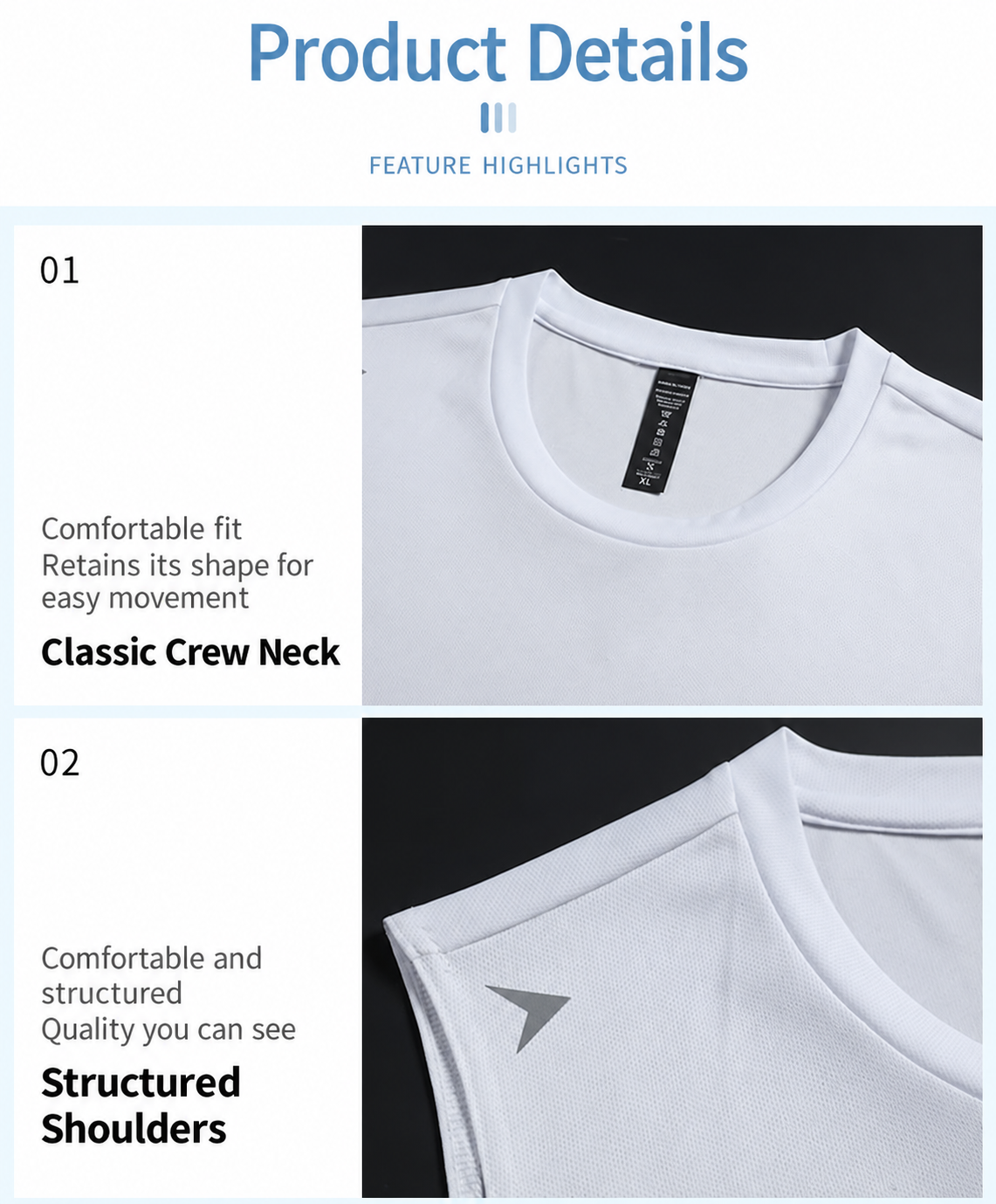 Performance Tee 12 production detail 7