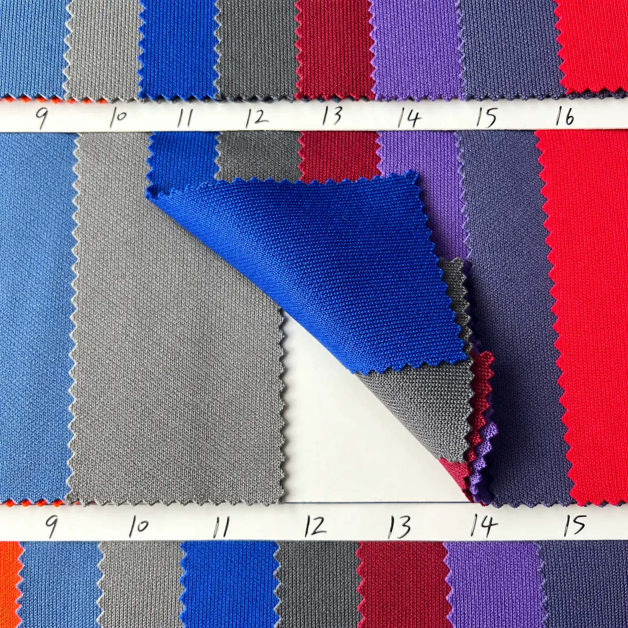 Double Knit & Air Layer fabric macro texture